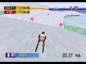 Nagano Winter Olympics 98 (US) screen shot game playing